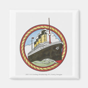 Illustration von titanischem magnet