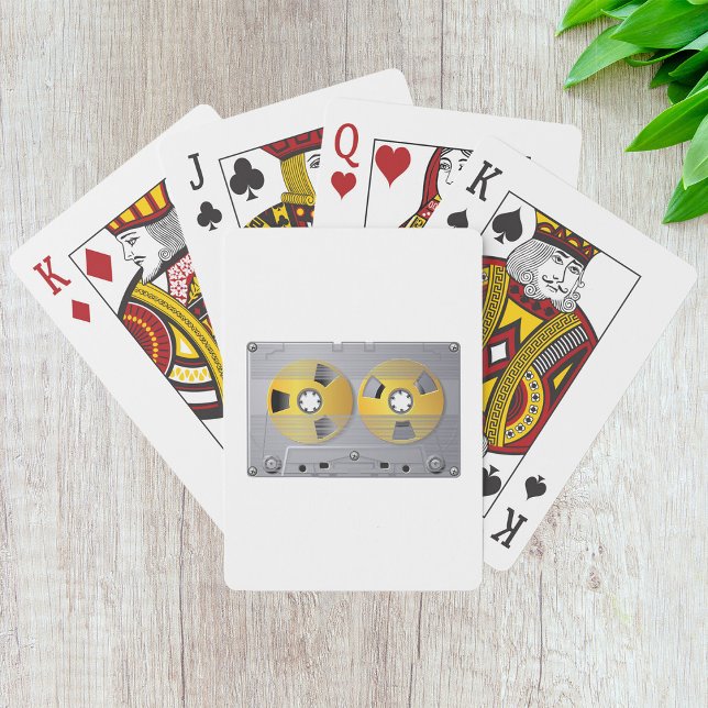 Illustration von Vintagen Kassettenband Spielkarten (Von Creator hochgeladen)
