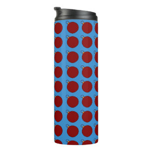 Illustration von Weihnachtsglocken. Thermosbecher
