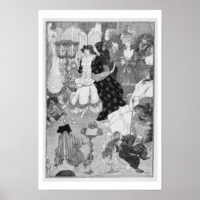 Illustration, wahrscheinlich aus der Schlacht um d Poster (Vorne)