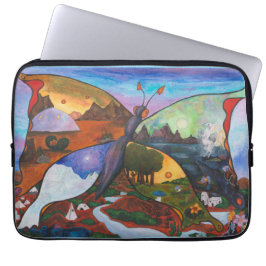Illustration Wasserfarbe Fantasie Faszinierende We Laptopschutzhülle