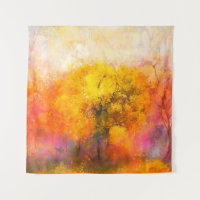 Illustration weiche bunten Herbstwald. Abstrakt