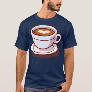 Illustration zum Cartoon der Kaffeezeit T-Shirt