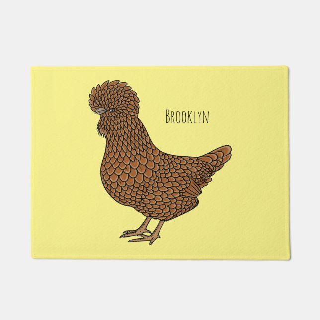 Illustration zum Cartoon von Chamois-Hühnchen Fußmatte (Vorderseite)