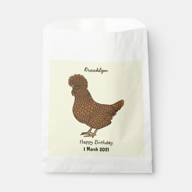 Illustration zum Cartoon von Chamois-Hühnchen Geschenktütchen (Vorderseite)
