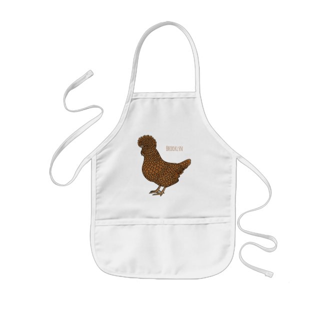 Illustration zum Cartoon von Chamois-Hühnchen Kinderschürze (Vorne)