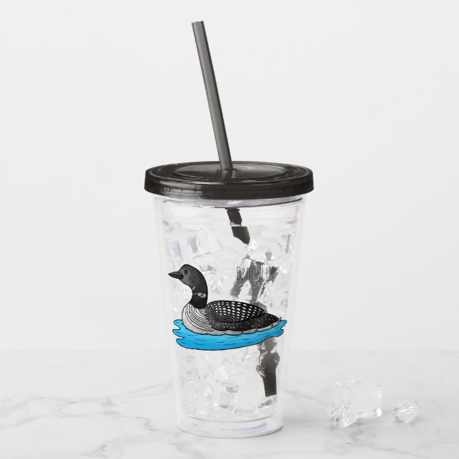 Illustration zum Cartoon von Loonen Acryltrinkbecher (Vorderseite Ice)