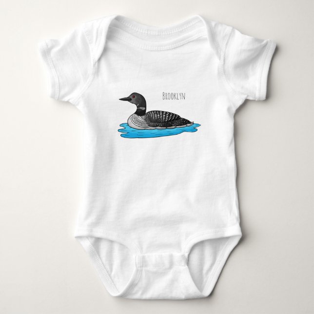 Illustration zum Cartoon von Loonen Baby Strampler (Vorderseite)