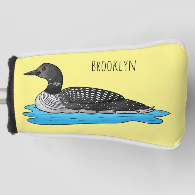 Illustration zum Cartoon von Loonen Golf Headcover (Vorderseite)