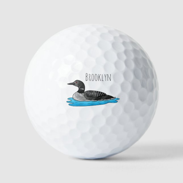 Illustration zum Cartoon von Loonen Golfball (Vorderseite)