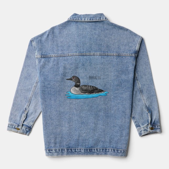 Illustration zum Cartoon von Loonen Jeansjacke (Rückseite)