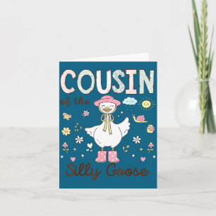 Illustration zum ersten Geburtstag von Cousin Sill Karte