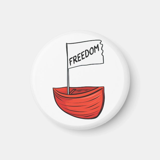 Illustration zum Schiff der nautischen Freiheit Magnet (Vorne)