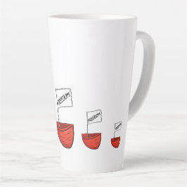 Illustration zum Schiff der nautischen Freiheit Milchtasse