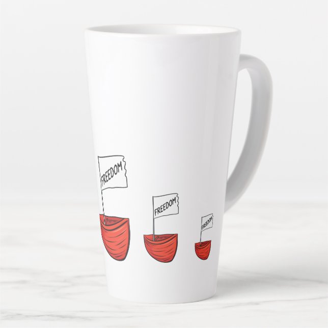 Illustration zum Schiff der nautischen Freiheit Milchtasse (Rechte Ecke)