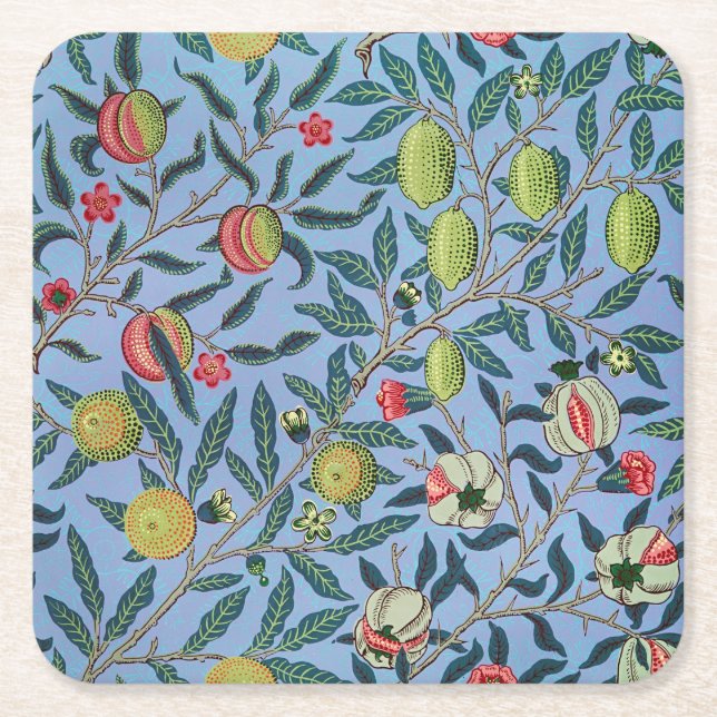 Illustration zum Vintagen Fruchtpomegranat Rechteckiger Pappuntersetzer (Vorderseite)