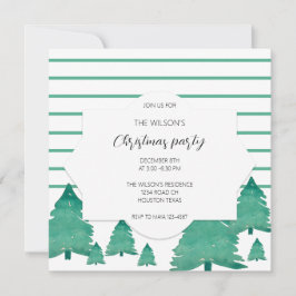 Illustration zum Weihnachtsgebirge Party Einladung