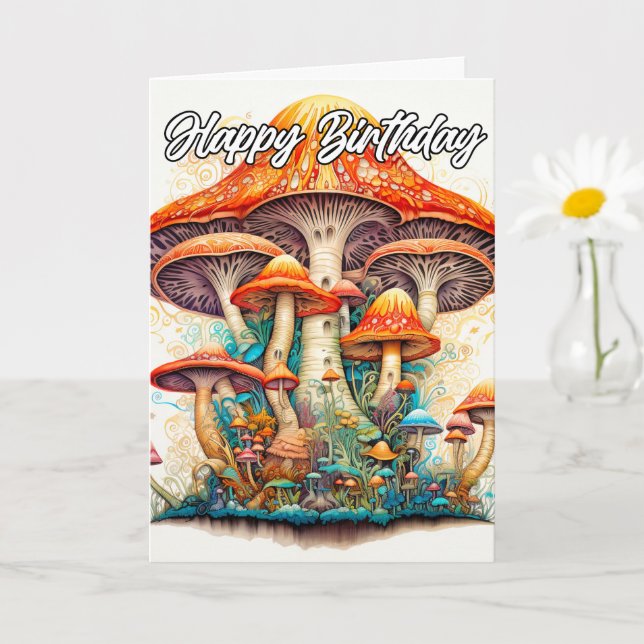 Illustration zur Erdung von Sprouting-Pilzhütte Karte (Kleine Pflanze)