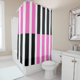 Illustration zur grafischen Form Duschvorhang