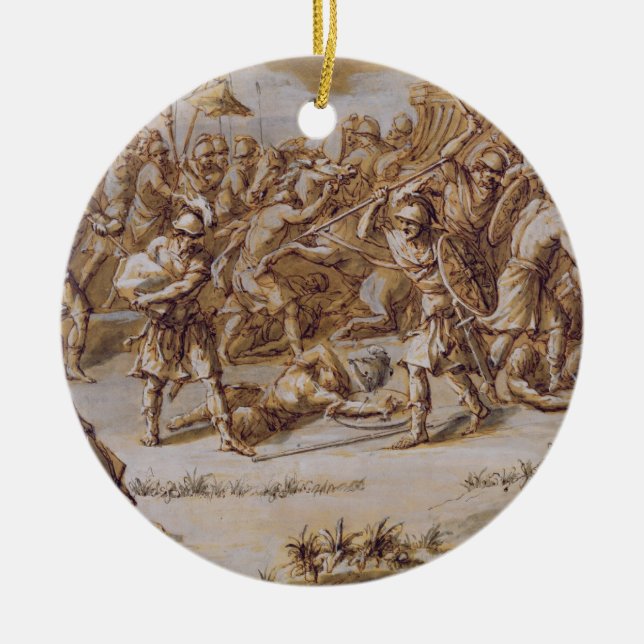Illustration "zur Ilias", 1760s (Stift u. Tinte, Keramik Ornament (Vorne)