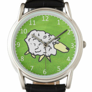 Illustration zur Schafgestaltung Armbanduhr