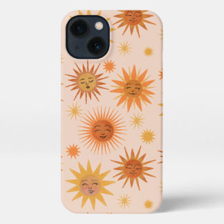 Illustration zur Sonnenfront Orange Wasserfarbe iPhone Hülle