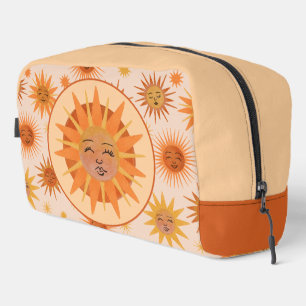 Illustration zur Sonnenfront Orange Wasserfarbe Waschbeutel