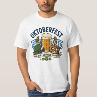 Illustration zur Vintage-Oktoberfest-Feier T-Shirt