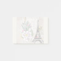 Illustration zur Vintagen Blume Collage & Eiffeltu