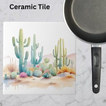 Illustration zur Wasserfarben-Wüste