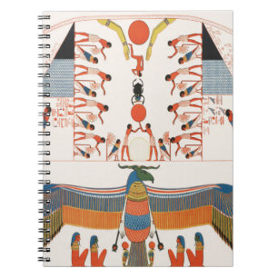 Illustrationen des alten Ägypten Notizblock
