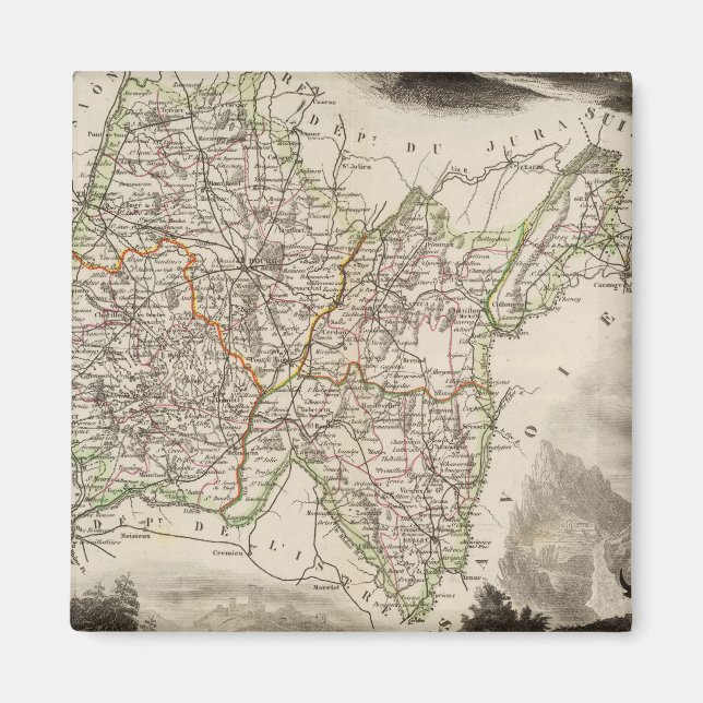 Illustrationen, Landschaften Magnet (Vorne)