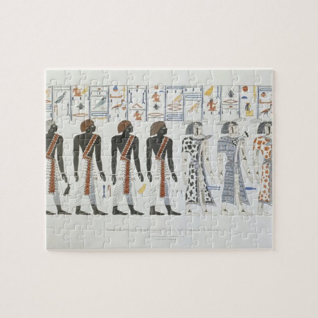 Illustrationen von Hieroglyphen von den Gräbern (Horizontal)