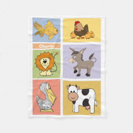 Illustrations d'animal nom personnalisé couverture