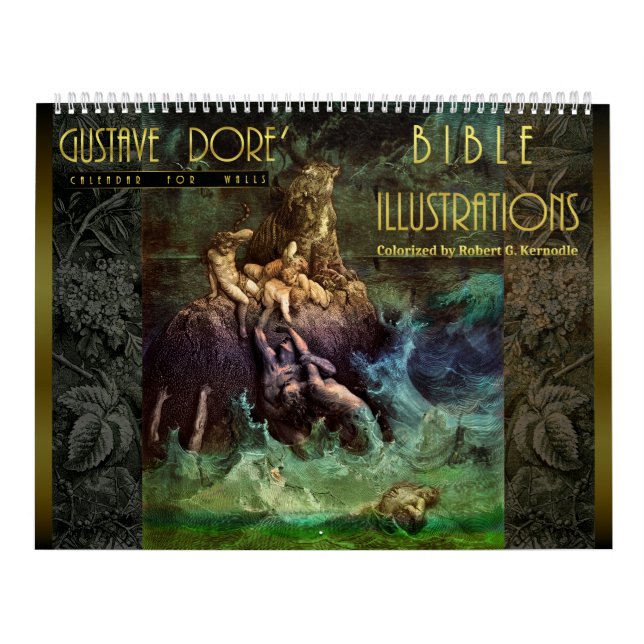 Illustrations de bible de calendrier mural (Protection)