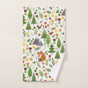 Illustrations de style scandinave sur Motif crème