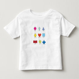Illustrationsdesign für niedliche Gestaltzeichen Kleinkind T-shirt