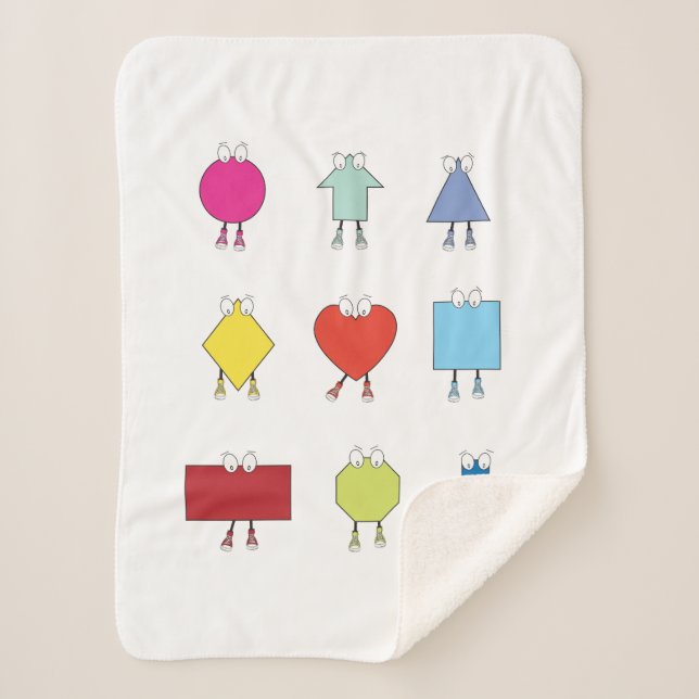 Illustrationsdesign für niedliche Gestaltzeichen Sherpadecke (Vorderseite)