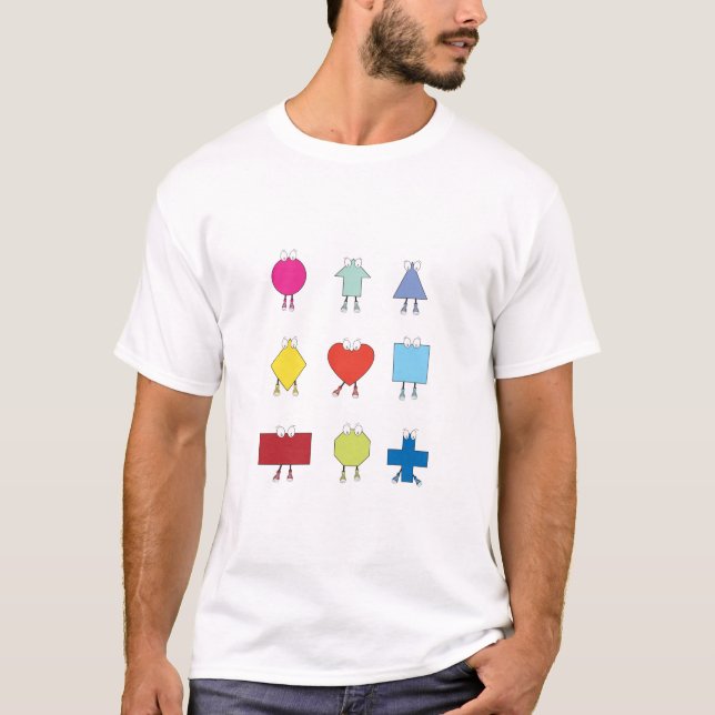 Illustrationsdesign für niedliche Gestaltzeichen T-Shirt (Vorderseite)