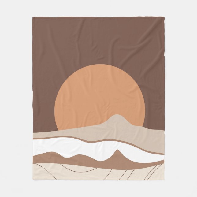 Illustrationslandschaften Fleecedecke (Vorderseite)