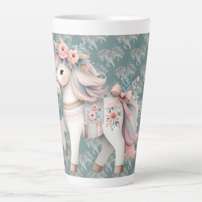 Illustrationsplaner für die Blumenpastel Milchtasse (Vorderseite)