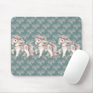 Illustrationsplaner für die Blumenpastel Mousepad