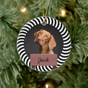 Illustrationspublikum Custom Dog Foto Keramik Ornament