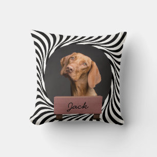 Illustrationspublikum Custom Dog Foto Kissen