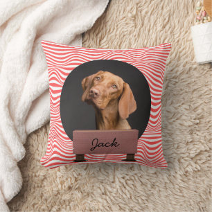 Illustrationspublikum Custom Dog Foto Kissen