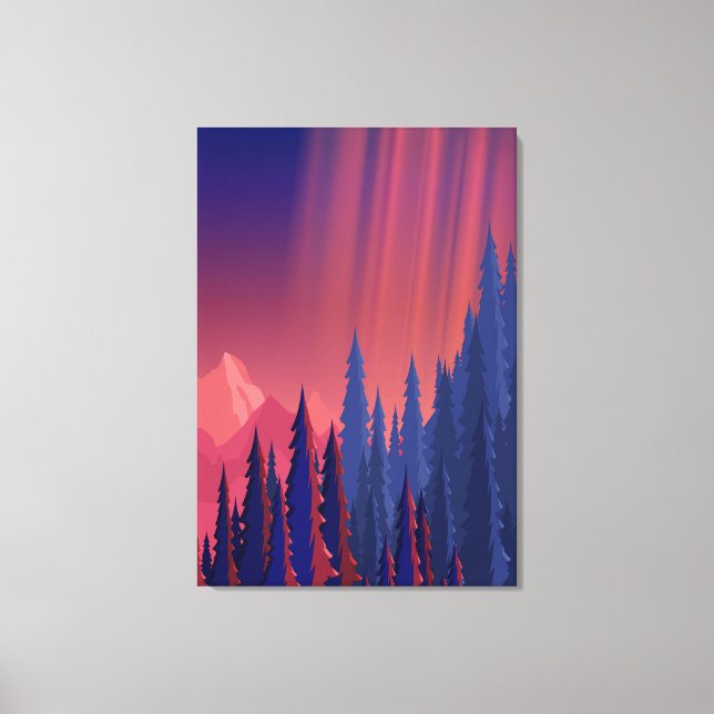 Illustrationsstation Leinwanddruck (Vorderseite)