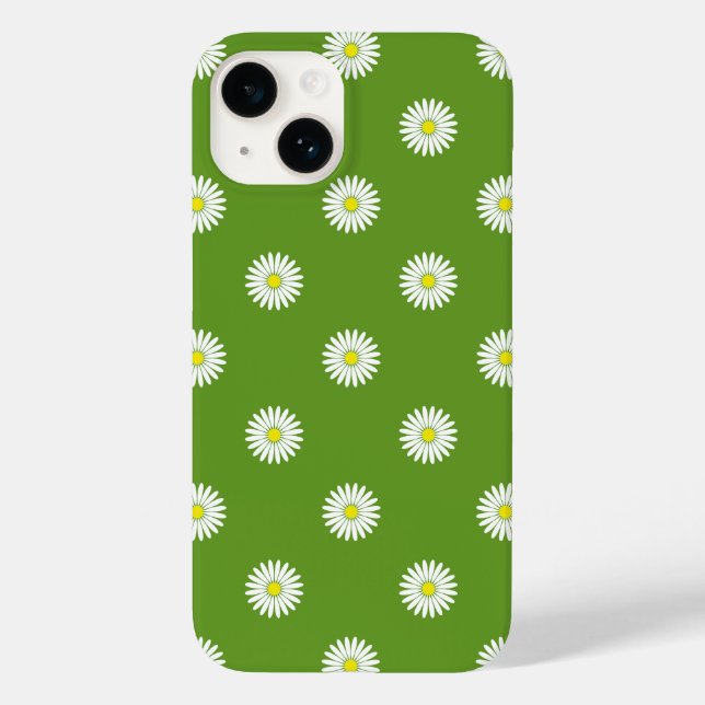Illustrative Muster für "grün" Case-Mate iPhone 14 Hülle (Rückseite)