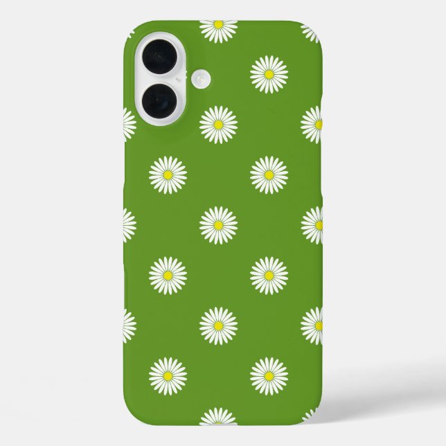 Illustrative Muster für "grün" iPhone 16 Plus Hülle (Rückseite)