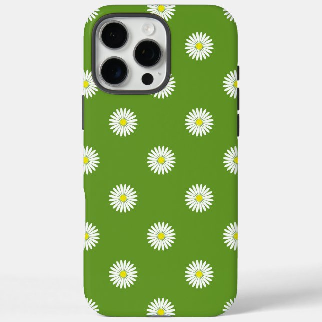 Illustrative Muster für "grün" iPhone 16 Pro Max Hülle (Rückseite)