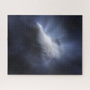 Illustrative Nah-up der Comet Tempel.